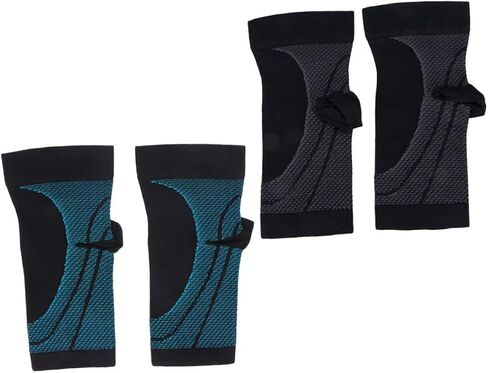Vaguelly 2 Pairs Compression Foot Fascia Socks for Pain Relief Elastic Ankle Support Sleeves for Plantar Fasciitis Sports Recovery in Saudi Arabia
