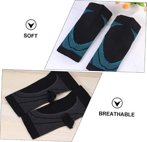 Vaguelly 2 Pairs Compression Foot Fascia Socks for Pain Relief Elastic Ankle Support Sleeves for Plantar Fasciitis Sports Recovery in Saudi Arabia