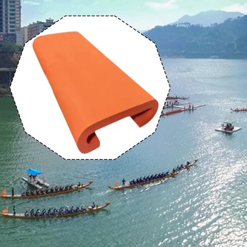 Dragon Boat Seat Cushion Dragon Boat Seat Pad,Shockproof,Non Slip,Flotation Cushion Protector for Water Rowing Machines Race, L in Saudi Arabia