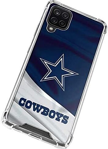 Skinit Clear Phone Case Compatible with Galaxy A12 - Officially Licensed NFL Dallas Cowboys Design in Saudi Arabia