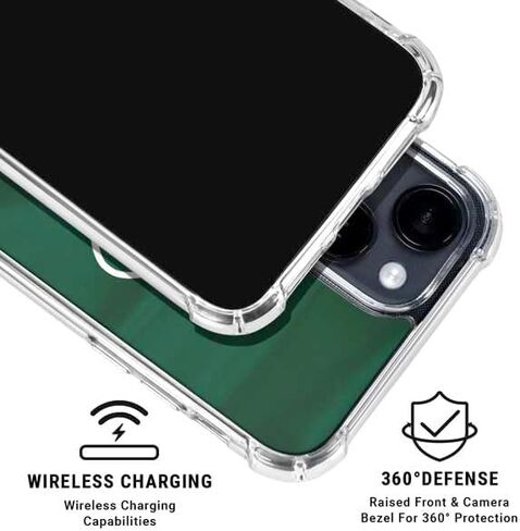 حافظة هاتف Skinit الشفافة متوافقة مع iPhone 15 - تصميم NFL New York Jets مرخص رسميًا in Saudi Arabia