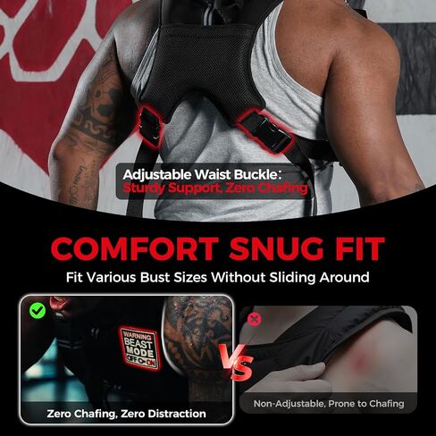MIKOLO Weighted Vest, 8lb/12lb/16lb Weight Vest for Women & Men, Weight Vest with Reflective Stripe for Walking, Running, Strength Training & Workout(8lb) in Saudi Arabia