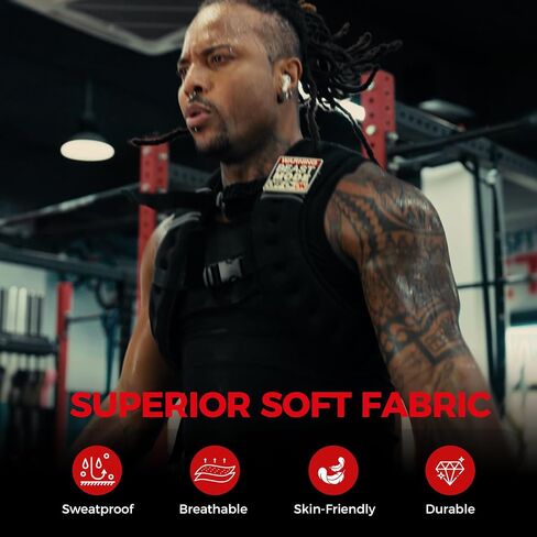 MIKOLO Weighted Vest, 8lb/12lb/16lb Weight Vest for Women & Men, Weight Vest with Reflective Stripe for Walking, Running, Strength Training & Workout(8lb) in Saudi Arabia