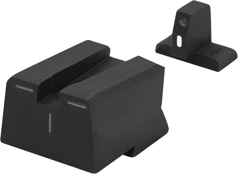 MEPRO Tru-Dot R4E tritium Night Sights with Five Sight Alignment Elements Compatible with Glock Glow on Sight self Illuminated Meprolight Fixed Metal Sight in Kuwait
