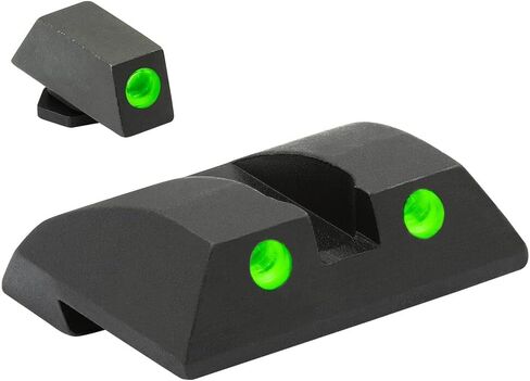 مشاهد MEPRO Tru-Dot R4E التريتيوم الليلية مع خمسة عناصر محاذاة البصر متوافقة مع Glock Glow on Sight ذاتية الإضاءة Meprolight المعدنية الثابتة in Kuwait