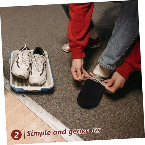 Bowling Shoe Cover for Unisex 1 Pair Wear-Resistant Slider Non-Slip Design Universal and Adults for Bowling Alleys and Indoor Games in Saudi Arabia