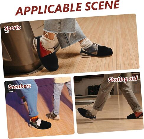Bowling Shoe Cover for Unisex 1 Pair Wear-Resistant Slider Non-Slip Design Universal and Adults for Bowling Alleys and Indoor Games in Saudi Arabia