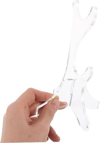 حامل عرض فلوت أكريليك مزدوج الطبقة، حامل سطح مكتب عمودي لمسجل السوبرانو، أدوات النفخ الخشبية الهندية، منظم موفر للمساحة مع توافق واسع وسهل in Kuwait