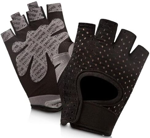 INOGIH Lightweight and Breathable Fingerless-Gym-Gloves for Women - Exercise-Crossfit-Training Gloves for Workout in Saudi Arabia