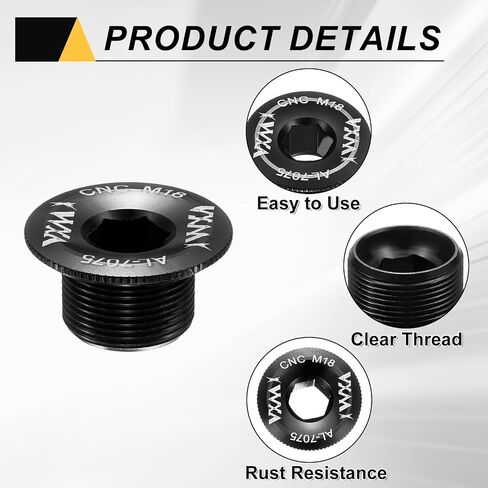 HARFINGTON Crank Cover Screw Set Aluminum Alloy Bicycle Crank Fixing Bolt Bike Crankset Arm Bolt Chainwheel Screws for Mountain Bike in Saudi Arabia