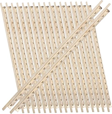 19Pcs White Copper Guitar Fret Wire Classical Guitar Parts for Acoustic Electric Guitars Easy Installation Durable Luthier Tools Compact Storage in Saudi Arabia