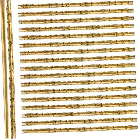 BESTonZON 19Pcs Classical Guitar Fret Wire Durable Frets for Electric and Folk Guitars Standard Guitar Supplies for Replacement and Upgrade in Saudi Arabia