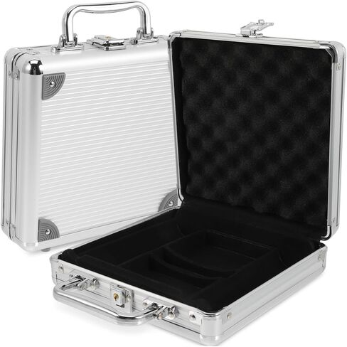 Milisten Alloy Poker Chip Case Handle for Large Capacity Storage – Portable Poker Chip Carrying Box Sturdy Aluminum Organizer in Kuwait
