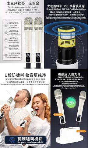 DAMINWKP6 8 تيرابايت 15.6 بوصة ميكروفون 音王 مشغل كاريوكي آلة المفاتيح الصوتية الذكية in Kuwait