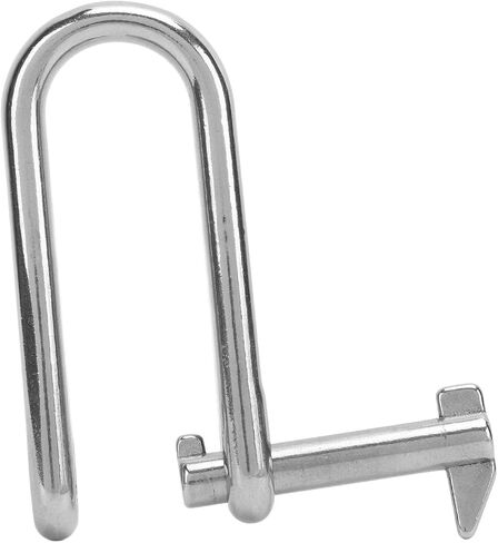 2pcs Long D Shackle,316 Stainless Steel Screw Pin D Ring Shackles,Heavy Duty 8mm D Ring Shackles Sailing Long D Shackle for Boats RVs Trailer in Saudi Arabia
