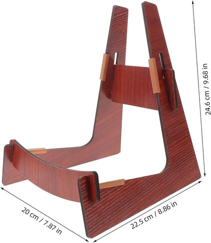 Wooden Guitar Stand Solid Wood Frame Holder for Guitars Bass Violin Ukulele Banjo Multi Instrument Display Floor Stand in Saudi Arabia