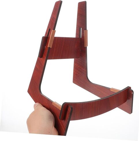 Wooden Guitar Stand Solid Wood Frame Holder for Guitars Bass Violin Ukulele Banjo Multi Instrument Display Floor Stand in Saudi Arabia