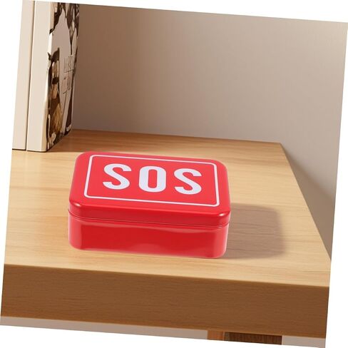BESTonZON 2pcs Box Emergency First Aid Kit Compact Metal Storage Box for Outdoor Activities Camping Hiking Travel in Saudi Arabia