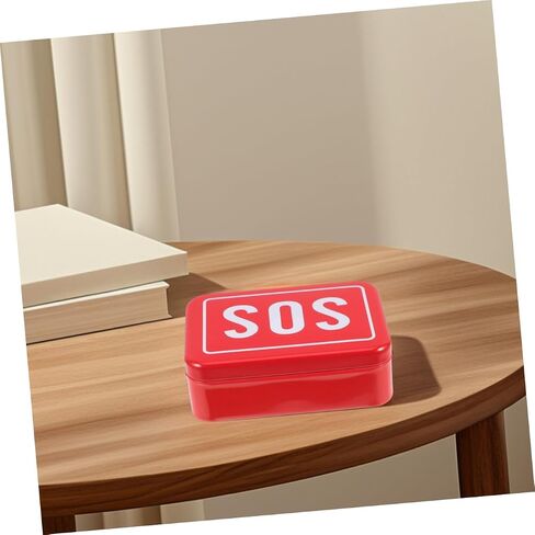 BESTonZON 2pcs Box Emergency First Aid Kit Compact Metal Storage Box for Outdoor Activities Camping Hiking Travel in Saudi Arabia
