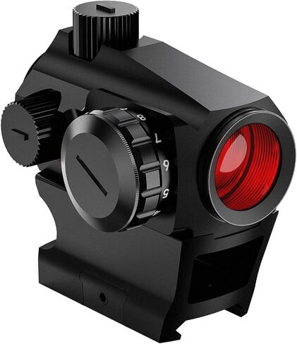 ARORY Red Dot Sight للبندقية، 2 MOA Dot، 1x 20 مم، بصريات Motion Awake Gun مع حامل Picatinny منخفض المستوى ورافعة Co-Witness in Saudi Arabia
