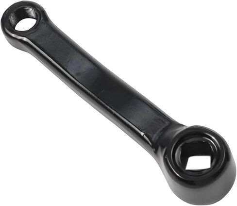 127mm Exercise Bike Crank Iron Square Hole Left or Right Replacement Pedal Arm for Indoor Cycling(left crank) in Saudi Arabia