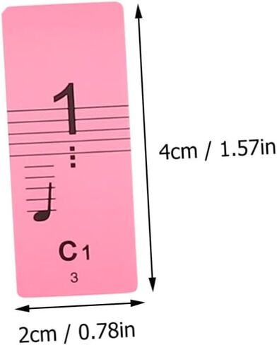 BESPORTBLE 2pcs Piano Keyboard Stickers Piano Accessories Easy to Read Made for Beginners in Kuwait