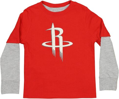 Outerstuff NBA Infants (12M-24M) & Toddlers (2T-4T) 2 Pack Short and Long Sleeve T-Shirt Set in Saudi Arabia
