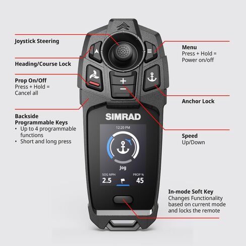 Simrad Recon Saltwater 60" Trolling Motor with FreeSteer Joystick Remote in Saudi Arabia