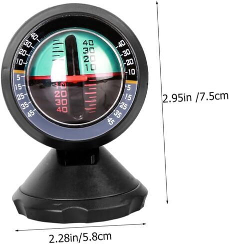 Car Vehicle Inclinometer Slope Level Indicator for Off Road Driving Boating and Outdoor Activities Lightweight Compact Balance Gauge in Kuwait
