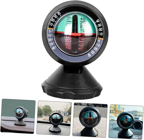 Car Vehicle Inclinometer Slope Level Indicator for Off Road Driving Boating and Outdoor Activities Lightweight Compact Balance Gauge in Kuwait