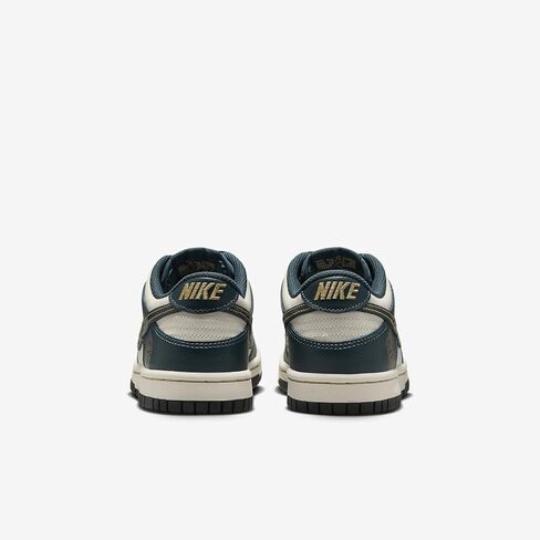 Nike Dunk Low Big Kids' Shoes (FB9109-301, Deep Jungle/Pale Ivory/Vintage Green) in Saudi Arabia
