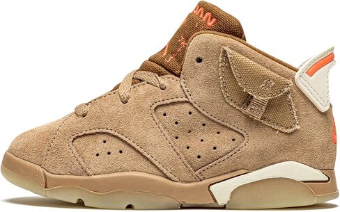 Jordan Toddler Air Jordan 6 Retro TD DH0692 200 Travis Scott - British Khaki - Size in Saudi Arabia