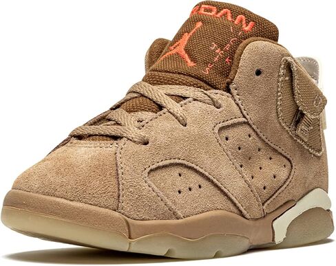 Jordan Toddler Air Jordan 6 Retro TD DH0692 200 Travis Scott - British Khaki - Size in Saudi Arabia