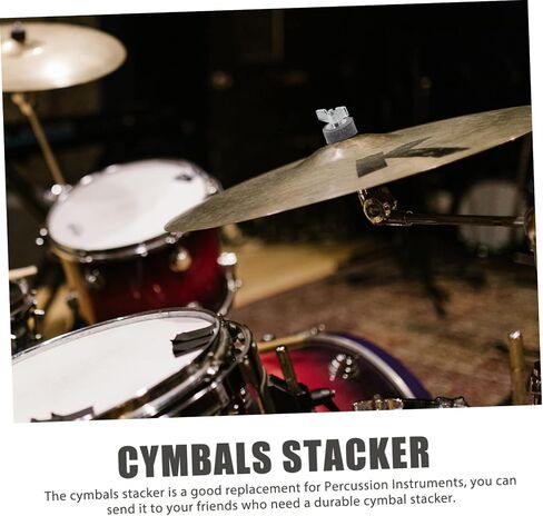Durable Cymbal Stacker for Drum Accessories Construction Easy Mounting Cymbal Stands Space Saving Percussion Instrument Holder for Multiple Setup in Saudi Arabia