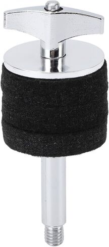 Walfront Cymbal Stacker Arm Holder Aluminum Alloy Felt Drum Hardware Water Cymbal Stand Attachmentfor Drummers & Percussionists (Silver) in Saudi Arabia