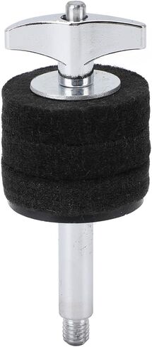 حامل ذراع مكدس الصنج من Walfront مصنوع من سبائك الألومنيوم، ملحقات طبلة الصنج المائي لقارعي الطبول وعازفي الإيقاع (فضي) in Kuwait