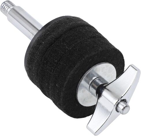 حامل ذراع مكدس الصنج من Walfront مصنوع من سبائك الألومنيوم، ملحقات طبلة الصنج المائي لقارعي الطبول وعازفي الإيقاع (فضي) in Kuwait