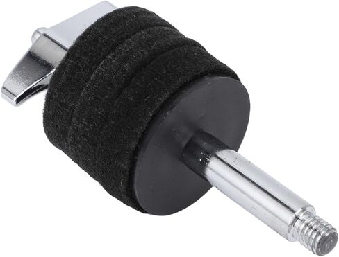 حامل ذراع مكدس الصنج من Walfront مصنوع من سبائك الألومنيوم، ملحقات طبلة الصنج المائي لقارعي الطبول وعازفي الإيقاع (فضي) in Kuwait