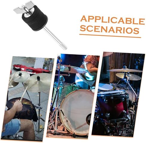 TEHAUX 2Pcs Cymbals Stacker Support for Drum Set Secure Installation Flexible Configuration Convenient Cymbals Mounting Tools Space Optimization for Professional Drummers in Saudi Arabia