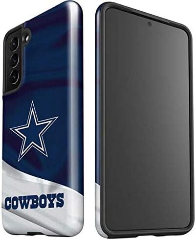 Skinit Pro Phone Case Compatible with Galaxy S21 5G - Officially Licensed NFL Dallas Cowboys Distressed Design in Saudi Arabia