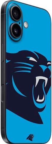 Skinit Decal Phone Skin Compatible with iPhone 17 - Officially Licensed NFL Carolina Panthers Design in Saudi Arabia
