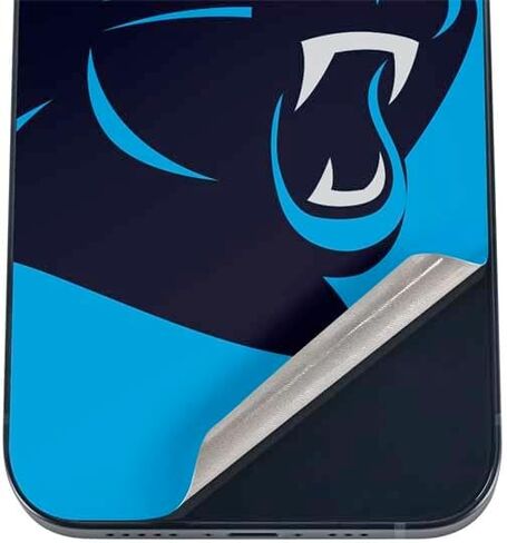 Skinit Decal Phone Skin Compatible with iPhone 17 - Officially Licensed NFL Carolina Panthers Design in Saudi Arabia