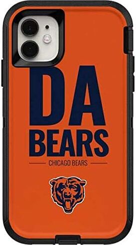 Skinit Decal Skin Compatible with OtterBox Defender iPhone 11 Case - Officially Licensed NFL Chicago Bears Team Motto Design in Saudi Arabia
