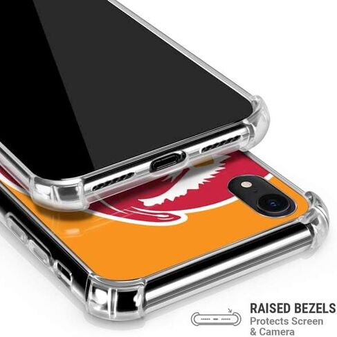 Skinit Clear Phone Case Compatible with iPhone XR - Officially Licensed NFL Tampa Bay Buccaneers Retro Logo Design in Saudi Arabia
