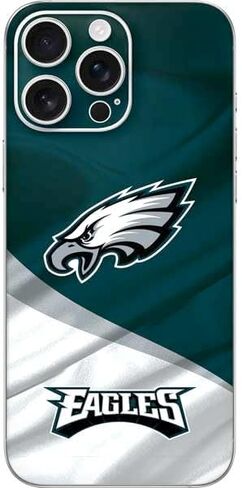 غلاف هاتف Skinit متوافق مع iPhone 16 Pro Max - تصميم مرخص رسميًا من الدوري الوطني لكرة القدم الأمريكية NFL Philadelphia Eagles in Saudi Arabia