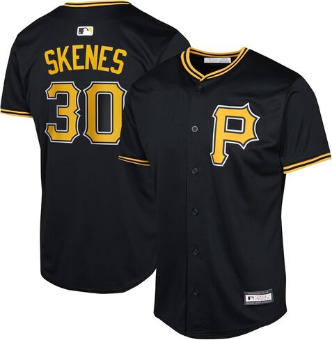 Outerstuff Paul Skenes Pittsburgh Pirates MLB Kids Youth 8-20 Black Alternate Player Jersey in Saudi Arabia