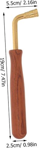 Vaguelly Dulcimer Tuning Lever Tool Ergonomic Shaped Spanner Tuner for Dulcimer Piano Guzheng Elegant and Design for Comfortable Grip Tuning Accessory in Saudi Arabia