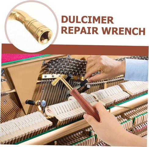 Vaguelly Dulcimer Tuning Lever Tool Ergonomic Shaped Spanner Tuner for Dulcimer Piano Guzheng Elegant and Design for Comfortable Grip Tuning Accessory in Saudi Arabia