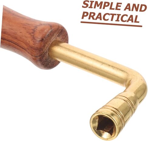 Vaguelly Dulcimer Tuning Lever Tool Ergonomic Shaped Spanner Tuner for Dulcimer Piano Guzheng Elegant and Design for Comfortable Grip Tuning Accessory in Saudi Arabia