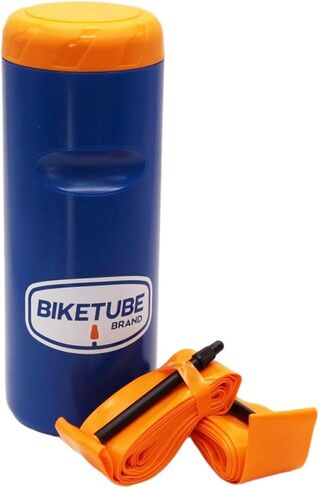 TPU 2-Pack. with Waterproof Storage Container. Road/Gravel/MTB Choose Either 700x18-30mm, 32-45mm and 29x1.9-2.5mm. Storage Container, 4 Patch Kits, 48mm, or 60mm Valve in Saudi Arabia